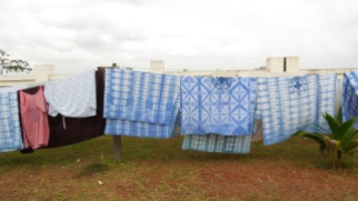 the hospital linens out to dry